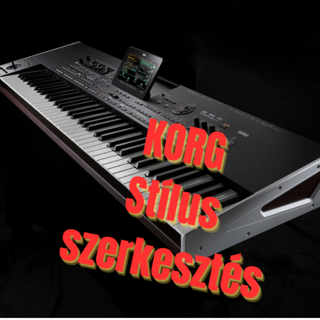 KORG styl szerk Stílus szerkesztés